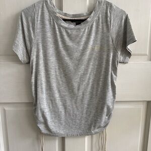 Victoria's Secret Light Gray Striped Tee